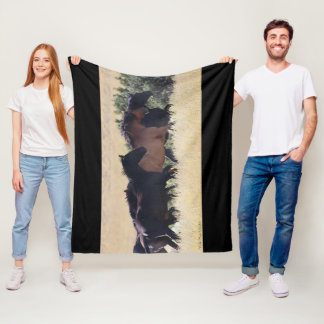 Thundering Mustangs Blanket