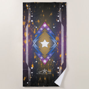 Thundering Stars Beach Towel