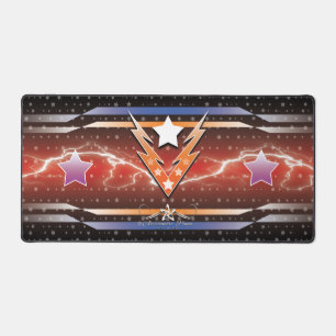  Thundering Stars Desk Mat