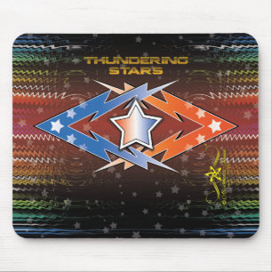 Thundering Stars Mouse Mat