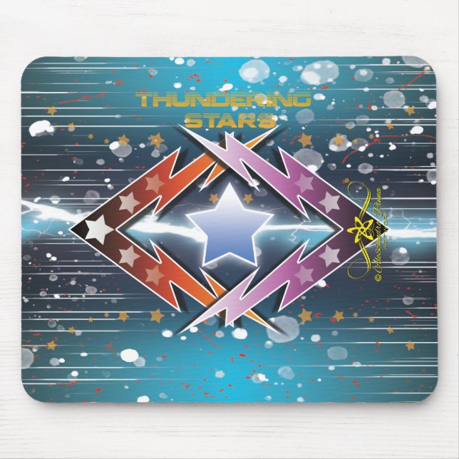 Thundering Stars Mouse Mat (Front)