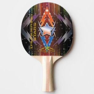 Thundering Stars Ping Pong Paddle