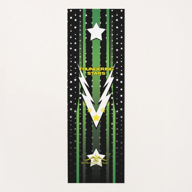 Thundering Stars Yoga Mat (Front)