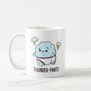 Thunderpants Funny Cloud Weather Pun  Coffee Mug