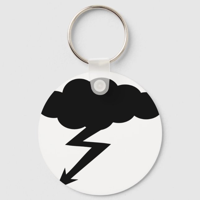 thunderstorm lightning key ring (Front)