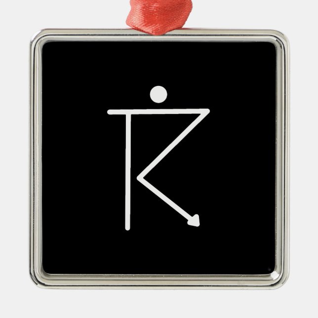 Thunderstorm Metal Tree Decoration (Front)