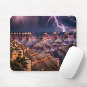 Thunderstorm Over The Grand Canyon Mouse Mat