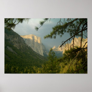 Thunderstorm over Yosemite Valley Poster