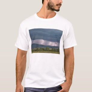 Thunderstorm produced lightning in the Jocko T-Shirt