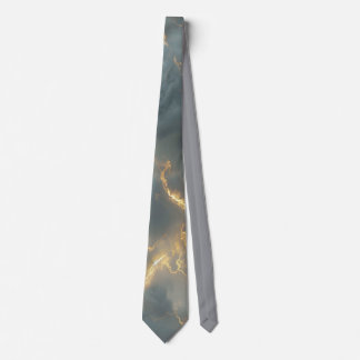Thunderstorm Tie/tie with lightning Tie