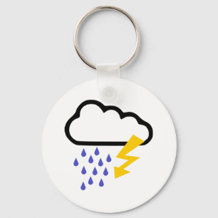 Thunderstorm - Weather Key Ring