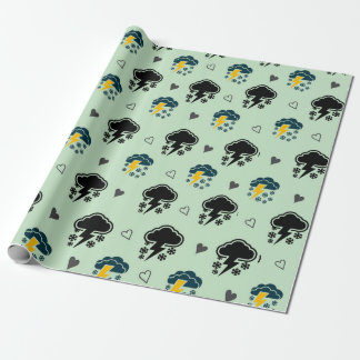 Thunderstorms ⚡Wrapping Paper.  Wrapping Paper