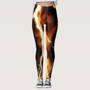 Thunderstrike Glow Yoga Leggings