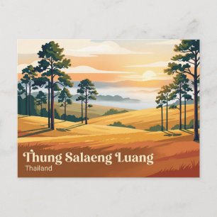 Thung Salaeng Luang National Park Thailand Postcard