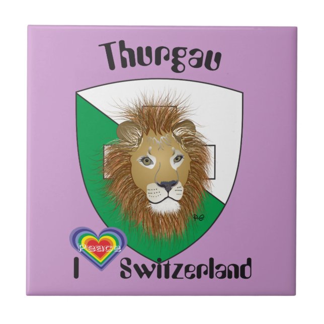 Thurgau Switzerland Fliese Tile (Front)
