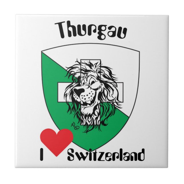 Thurgau Switzerland Fliese Tile (Front)