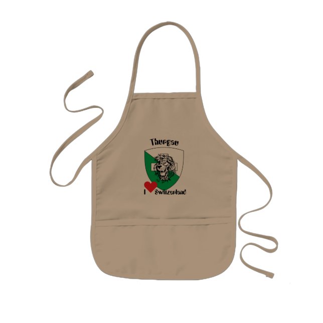 Thurgau Switzerland Schouter Kids Apron (Front)