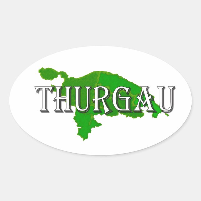 Thurgovia - Thurgau Oval Sticker (Front)