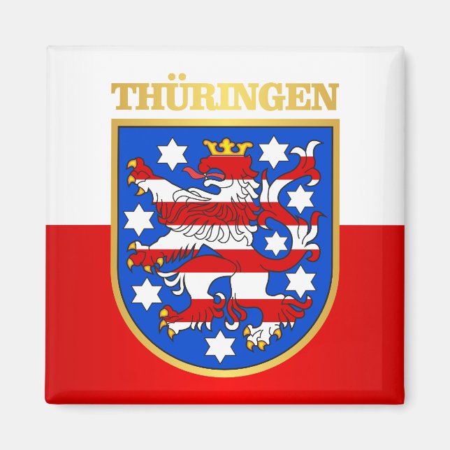 Thuringen (Thuringia) COA Magnet (Front)