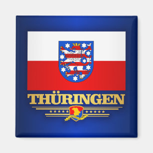 Thuringen (Thuringia) Flag Magnet
