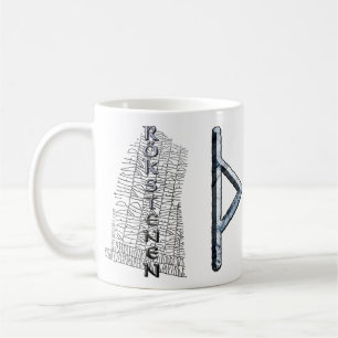 Thurisaz rune mug, Thor's symbol Coffee Mug