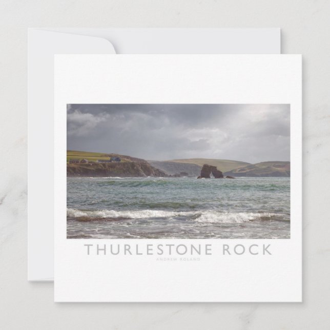 Thurlestone Rock Holiday Card (Front)