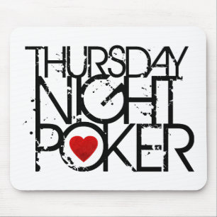 Thursday Night Poker Mouse Mat