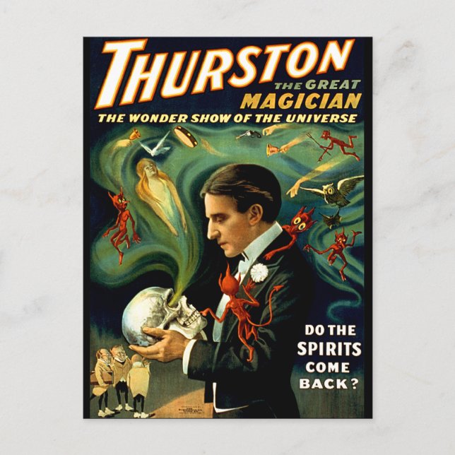 Thurston - Do the Spirits Come Back? Postcard (Front)