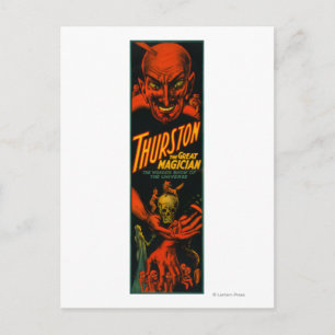 Thurston "Great Magician Show of the Universe" Postcard