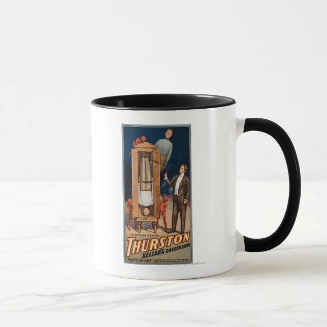 Thurston Kellar's Successor Magic Poster Mug (Right)