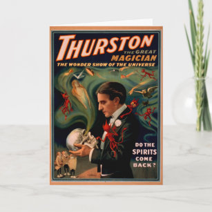 Thurston Magician Birthday card