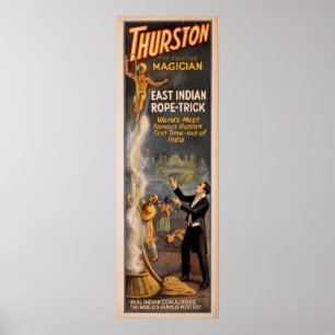 THURSTON Magician Illusionist VAUDEVILLE Poster