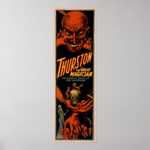 THURSTON Magician Illusionist VAUDEVILLE Poster