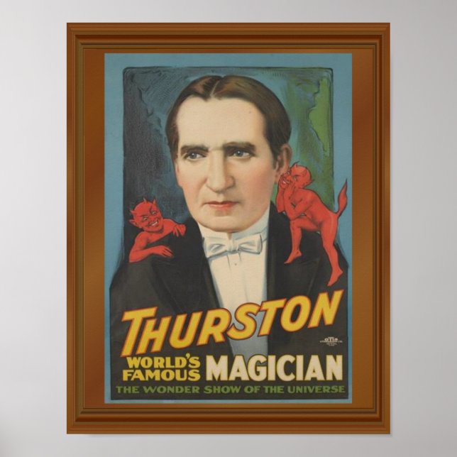 Thurston Magician Magic Wonder Show Poster (Front)
