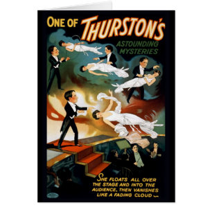 Thurston Magician Vintage Theatre Poster