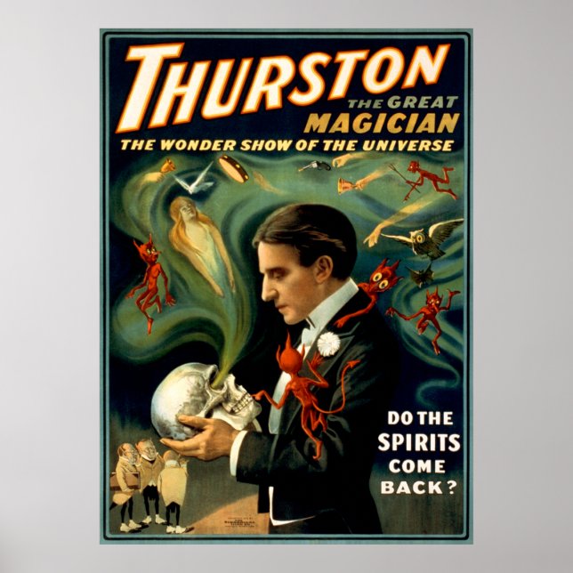 Thurston the Great Magician c. 1915 Poster (Front)