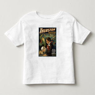 Thurston the Great Magician Holding Skull Magic Toddler T-Shirt