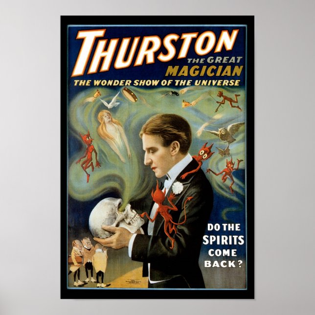 Thurston ~ The Great Magician Poster (Front)