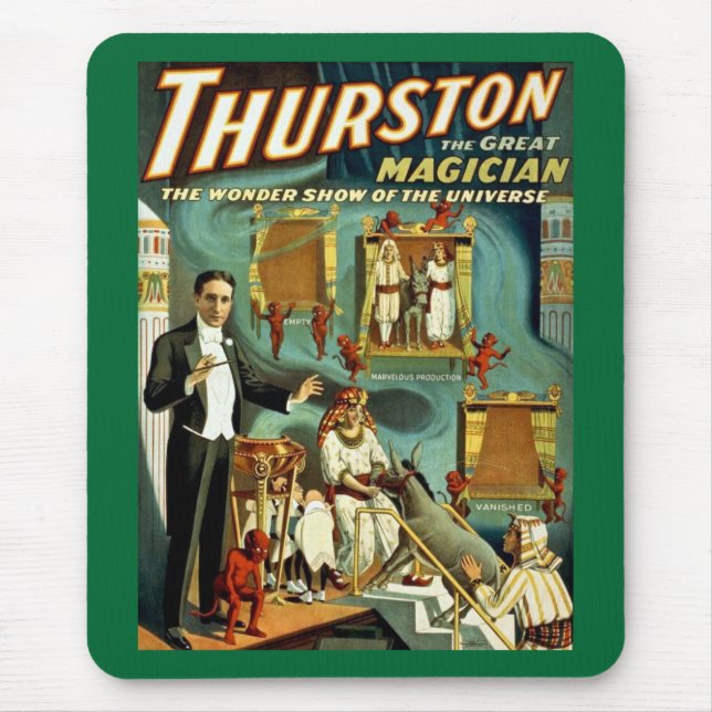 Thurston the Magician - The Wonder Show Mouse Mat (Front)