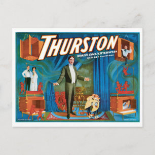 Thurston World's Greatest Magician ~ Vintage Act Postcard
