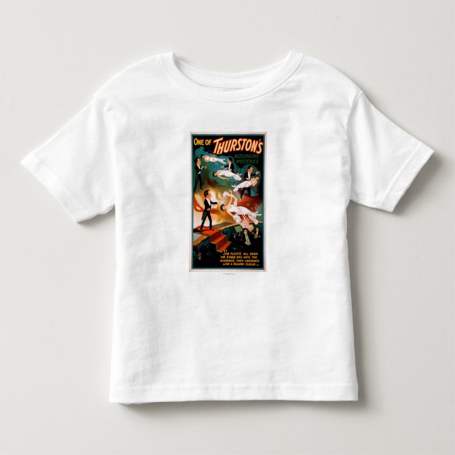 Thurston's Astounding Mysteries Magic Poster Toddler T-Shirt (Front)