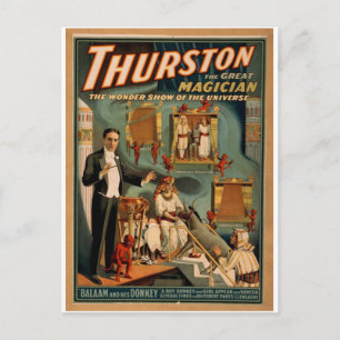Thurston's, 'The Wonder Show of Universe' Vintage Postcard