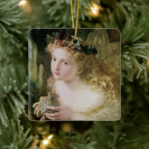 Thus Your Fairy is Made of Most Beautiful Things Ceramic Tree Decoration