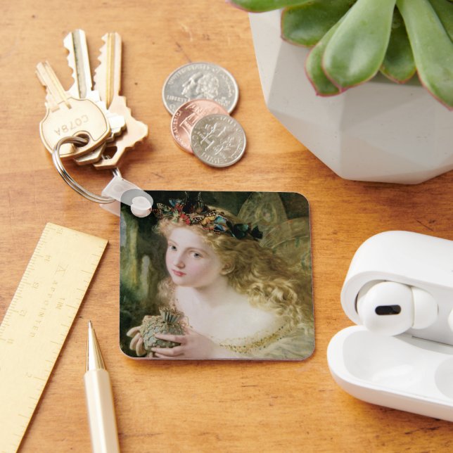 Thus Your Fairy is Made of Most Beautiful Things Key Ring (Desk)
