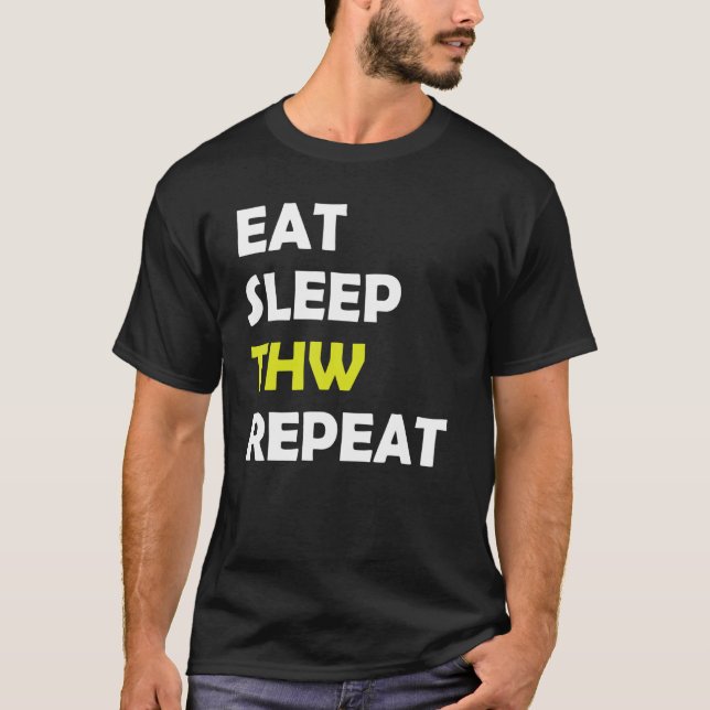 Thw Technical Association Rescue And Emergency For T-Shirt (Front)