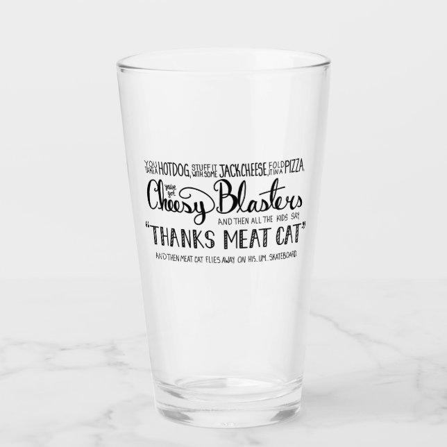 ThxMeatCat Glass (Front)