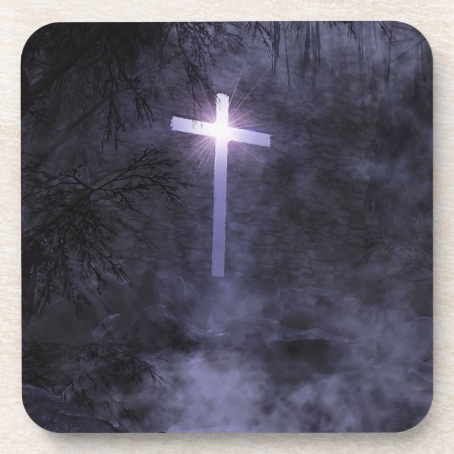 Thy Light Is Come Cork Coaster (Front)