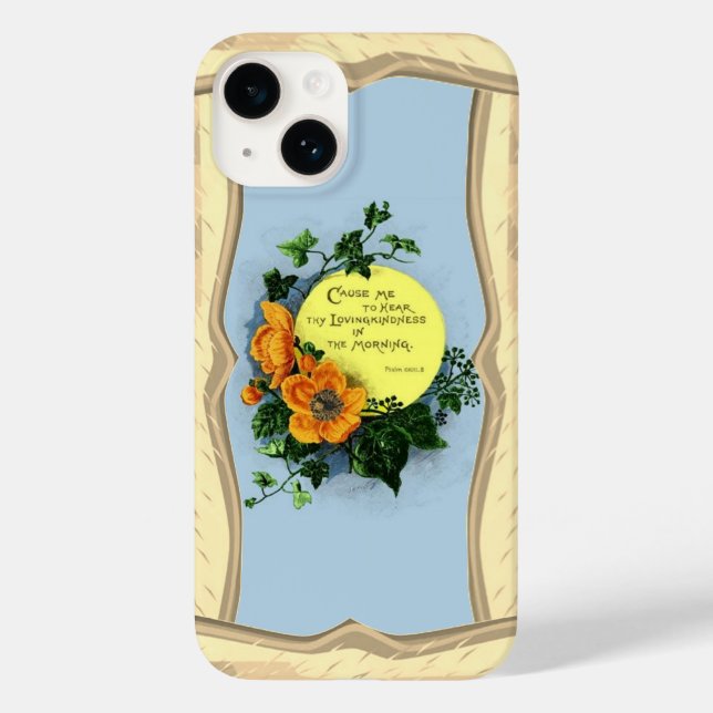Thy Loving Kindness In The Morning Case-Mate iPhone Case (Back)