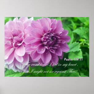 Thy Word Have I Hid In My Heart Poster