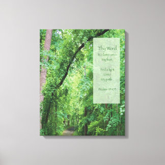 Thy Word is a Lamp Unto my Feet Canvas Print